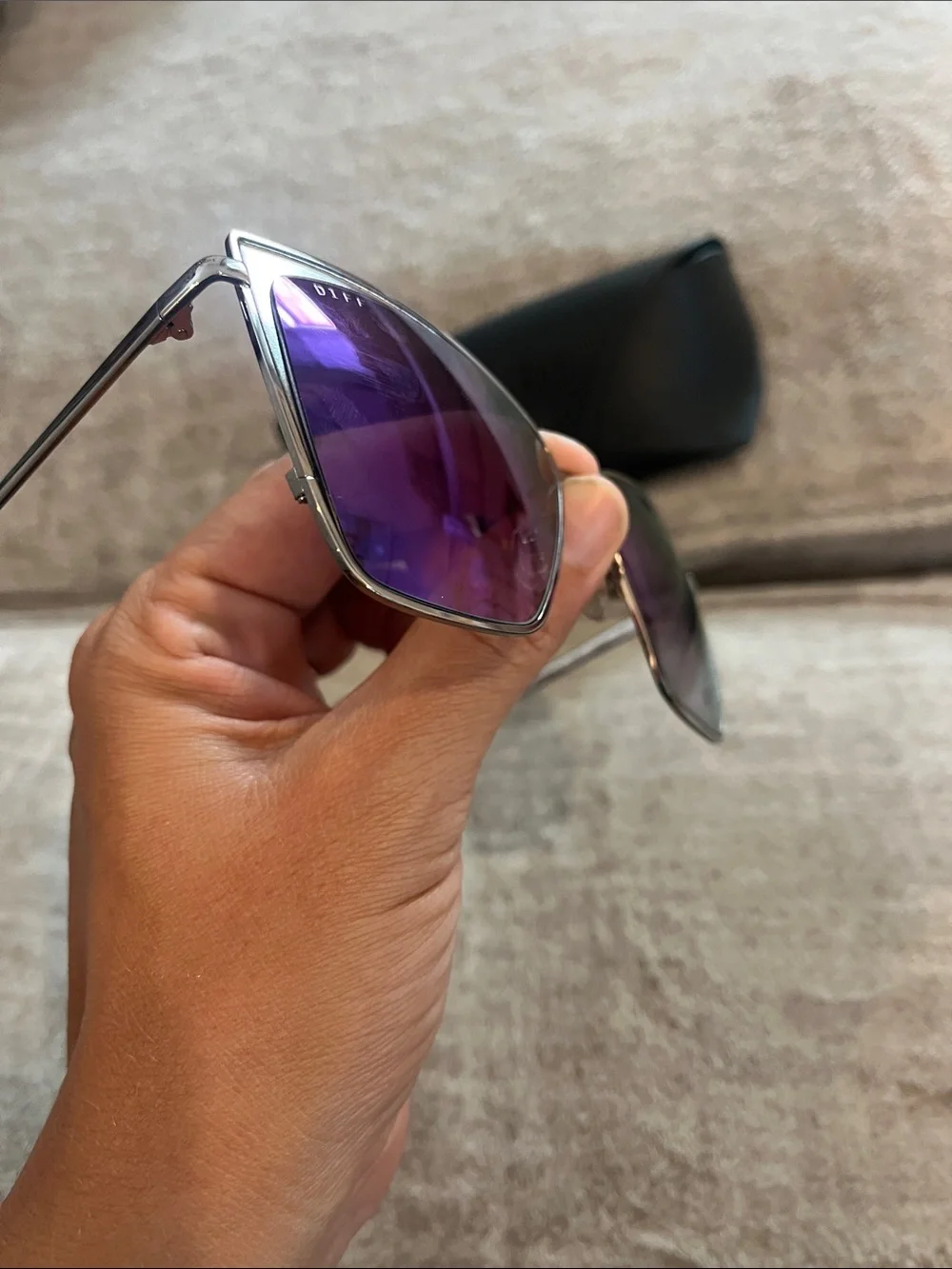 DIFF Eyewear Becky Cat Eye Sunglasses